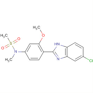 89454-54-6  Methanesulfonamide,N-[4-(5-chloro-1H-benzimidazol-2-yl)-3-methoxyphenyl]-N-methyl-