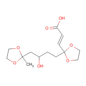 89473-61-0  2-Propenoic acid,3-[2-[3-hydroxy-4-(2-methyl-1,3-dioxolan-2-yl)butyl]-1,3-dioxolan-2-yl]-,(E)-