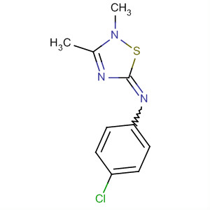 89476-27-7  Benzenamine, 4-chloro-N-(2,3-dimethyl-1,2,4-thiadiazol-5(2H)-ylidene)-