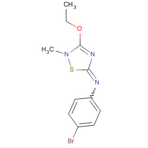 89476-47-1  Benzenamine,4-bromo-N-(3-ethoxy-2-methyl-1,2,4-thiadiazol-5(2H)-ylidene)-