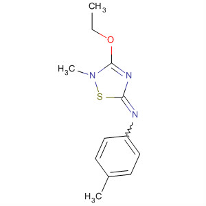 89476-49-3  Benzenamine,N-(3-ethoxy-2-methyl-1,2,4-thiadiazol-5(2H)-ylidene)-4-methyl-