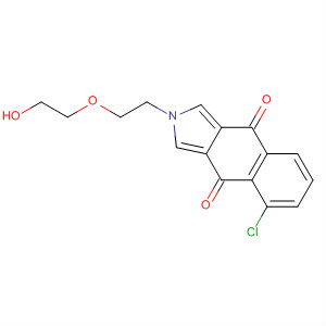 89479-38-9  2H-Benz[f]isoindole-4,9-dione, 5-chloro-2-[2-(2-hydroxyethoxy)ethyl]-