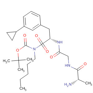 89483-17-0  L-Phenylalaninamide,3-cyclopropyl-N-[(1,1-dimethylethoxy)carbonyl]-L-alanylglycyl-N-pentyl-