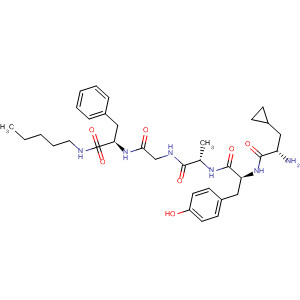 89486-18-0  L-Phenylalaninamide,3-cyclopropyl-D-alanyl-L-tyrosyl-D-alanylglycyl-N-pentyl-