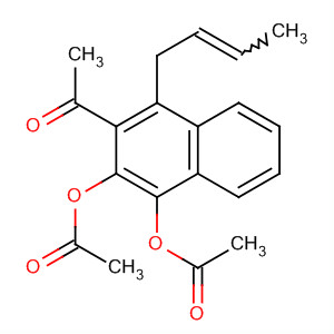 89510-20-3  Ethanone, 1-[3,4-bis(acetyloxy)-1-(2-butenyl)-2-naphthalenyl]-