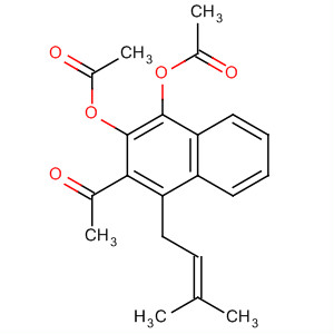 89510-53-2  Ethanone, 1-[3,4-bis(acetyloxy)-1-(3-methyl-2-butenyl)-2-naphthalenyl]-