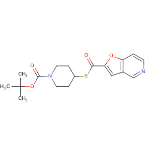 895124-94-4  1-Piperidinecarboxylic acid, 4-[(furo[3,2-c]pyridin-2-ylcarbonyl)thio]-,1,1-dimethylethyl ester