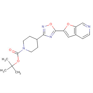 895125-45-8  1-Piperidinecarboxylic acid,4-(5-furo[2,3-c]pyridin-2-yl-1,2,4-oxadiazol-3-yl)-, 1,1-dimethylethyl ester