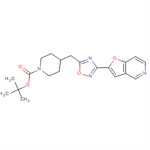 895125-50-5  1-Piperidinecarboxylic acid,4-[(3-furo[3,2-c]pyridin-2-yl-1,2,4-oxadiazol-5-yl)methyl]-,1,1-dimethylethyl ester