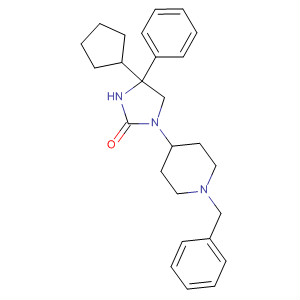 895149-22-1  2-Imidazolidinone,4-cyclopentyl-4-phenyl-1-[1-(phenylmethyl)-4-piperidinyl]-