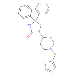 895149-66-3  2-Imidazolidinone, 4,4-diphenyl-1-[1-(2-thienylmethyl)-4-piperidinyl]-