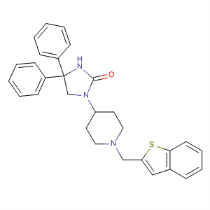 895149-78-7  2-Imidazolidinone,1-[1-(benzo[b]thien-2-ylmethyl)-4-piperidinyl]-4,4-diphenyl-