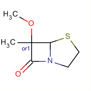 89052-03-9  4-Thia-1-azabicyclo[3.2.0]heptan-7-one, 6-methoxy-6-methyl-, cis-