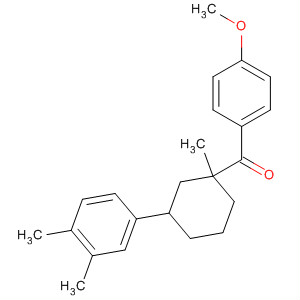 89062-08-8  Methanone,[3-(3,4-dimethylphenyl)-1-methylcyclohexyl](4-methoxyphenyl)-