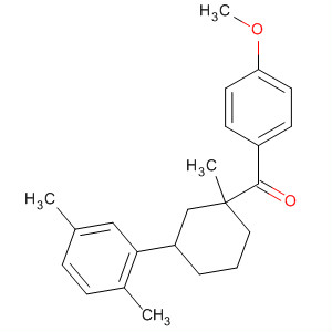 89062-10-2  Methanone,[3-(2,5-dimethylphenyl)-1-methylcyclohexyl](4-methoxyphenyl)-