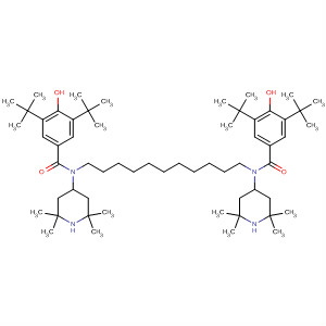 89063-03-6  Benzamide,N,N'-1,11-undecanediylbis[3,5-bis(1,1-dimethylethyl)-4-hydroxy-N-(2,2,6,6-tetramethyl-4-piperidinyl)-