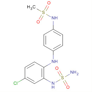 89074-74-8  Methanesulfonamide,N-[4-[[2-[(aminosulfonyl)amino]-4-chlorophenyl]amino]phenyl]-