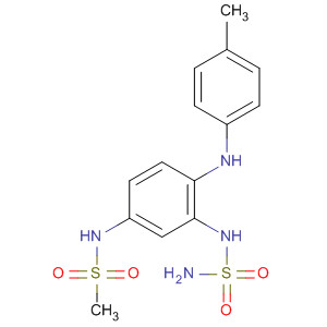 89074-77-1  Methanesulfonamide,N-[3-[(aminosulfonyl)amino]-4-[(4-methylphenyl)amino]phenyl]-