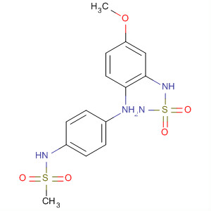 89074-82-8  Methanesulfonamide,N-[4-[[2-[(aminosulfonyl)amino]-4-methoxyphenyl]amino]phenyl]-