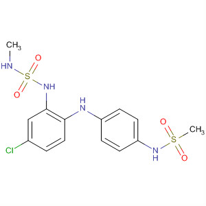 89074-83-9  Methanesulfonamide,N-[4-[[4-chloro-2-[[(methylamino)sulfonyl]amino]phenyl]amino]phenyl]-