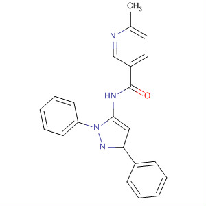 890764-70-2  3-Pyridinecarboxamide, N-(1,3-diphenyl-1H-pyrazol-5-yl)-6-methyl-