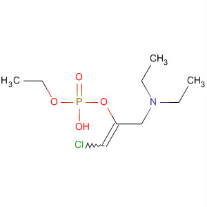 89094-89-3  Phosphoric acid, mono[2-chloro-1-[(diethylamino)methyl]ethenyl]monoethyl ester