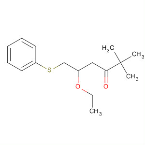 89113-77-9  3-Hexanone, 5-ethoxy-2,2-dimethyl-6-(phenylthio)-
