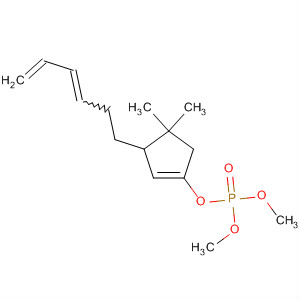 89116-24-5  Phosphoric acid, 3-(3,5-hexadienyl)-4,4-dimethyl-1-cyclopenten-1-yldimethyl ester