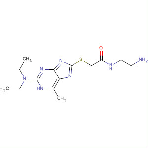 891199-95-4  Acetamide,N-(2-aminoethyl)-2-[[2-(diethylamino)-6-methyl-1H-purin-8-yl]thio]-