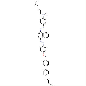 89132-40-1  Benzenamine,4-[[4-[[4-[(4'-butyl[1,1'-biphenyl]-4-yl)methoxy]phenyl]azo]-1-naphthalenyl]azo]-N-hexyl-N-methyl-