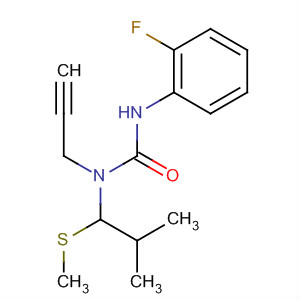 89135-56-8  Urea,N'-(2-fluorophenyl)-N-[2-methyl-1-(methylthio)propyl]-N-2-propynyl-