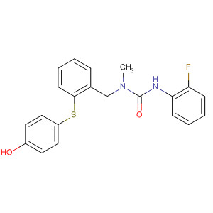 89136-00-5  Urea,N'-(2-fluorophenyl)-N-[[(4-hydroxyphenyl)thio]phenylmethyl]-N-methyl-