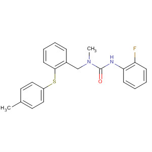 89136-65-2  Urea,N'-(2-fluorophenyl)-N-methyl-N-[[(4-methylphenyl)thio]phenylmethyl]-