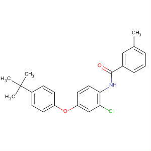 89155-53-3  Benzamide,N-[2-chloro-4-[4-(1,1-dimethylethyl)phenoxy]phenyl]-3-methyl-