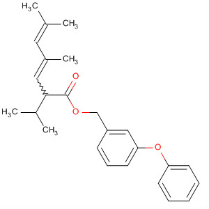 89156-87-6  3,5-Heptadienoic acid, 4,6-dimethyl-2-(1-methylethyl)-,(3-phenoxyphenyl)methyl ester