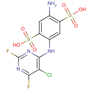 89162-12-9  1,4-Benzenedisulfonic acid,2-amino-5-[(5-chloro-2,6-difluoro-4-pyrimidinyl)amino]-