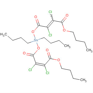 89187-08-6  5,7,12-Trioxa-6-stannahexadeca-2,9-dienoic acid,6,6-dibutyl-2,3,9,10-tetrachloro-4,8,11-trioxo-, butyl ester, (Z,Z)-