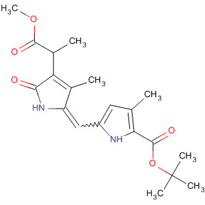 89188-60-3  1H-Pyrrole-3-propanoic acid,5-[[5-[(1,1-dimethylethoxy)carbonyl]-4-methyl-1H-pyrrol-2-yl]methylene]-2,5-dihydro-4-methyl-2-oxo-, methyl ester, (Z)-