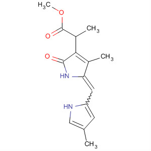 89188-61-4  1H-Pyrrole-3-propanoic acid,2,5-dihydro-4-methyl-5-[(4-methyl-1H-pyrrol-2-yl)methylene]-2-oxo-,methyl ester, (Z)-