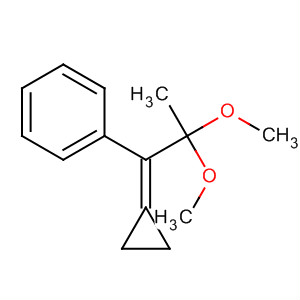 89237-68-3  Benzene, (1-cyclopropylidene-2,2-dimethoxypropyl)-