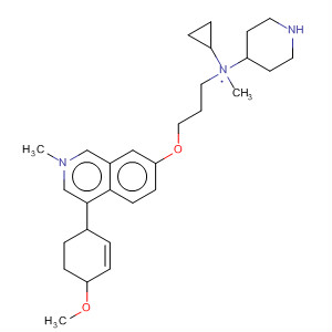 892408-18-3  4-Piperidinamine,N-cyclopropyl-1-methyl-N-[3-[[1,2,3,4-tetrahydro-4-(4-methoxyphenyl)-2-methyl-7-isoquinolinyl]oxy]propyl]-