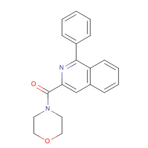 89242-11-5  Morpholine, 4-[(1-phenyl-3-isoquinolinyl)carbonyl]-