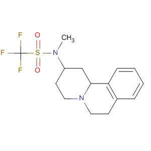 89247-11-0  Methanesulfonamide,1,1,1-trifluoro-N-(1,3,4,6,7,11b-hexahydro-2H-benzo[a]quinolizin-2-yl)-N-methyl-, trans-