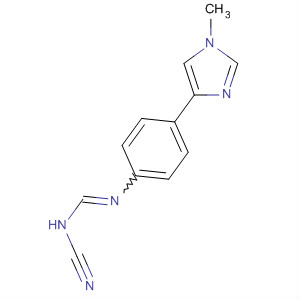 89250-48-6  Methanimidamide, N-cyano-N'-[4-(1-methyl-1H-imidazol-4-yl)phenyl]-