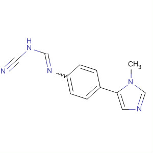 89250-49-7  Methanimidamide, N-cyano-N'-[4-(1-methyl-1H-imidazol-5-yl)phenyl]-