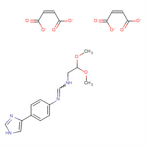 89258-63-9  Methanimidamide,N-(2,2-dimethoxyethyl)-N'-[4-(1H-imidazol-4-yl)phenyl]-,(2Z)-2-butenedioate (1:2)
