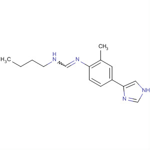 89258-77-5  Methanimidamide, N-butyl-N'-[4-(1H-imidazol-4-yl)-2-methylphenyl]-