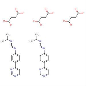 89259-12-1  Methanimidamide, N-(1-methylethyl)-N'-[4-(4-pyrimidinyl)phenyl]-,(2E)-2-butenedioate (2:3)