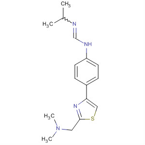 89259-26-7  Methanimidamide,N-[4-[2-[(dimethylamino)methyl]-4-thiazolyl]phenyl]-N'-(1-methylethyl)-