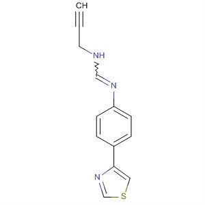 89259-41-6  Methanimidamide, N-2-propynyl-N'-[4-(4-thiazolyl)phenyl]-